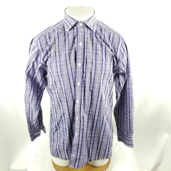 Michael Kors Men Button Front Dress Shirt 15.5 - Picture 2 of 7